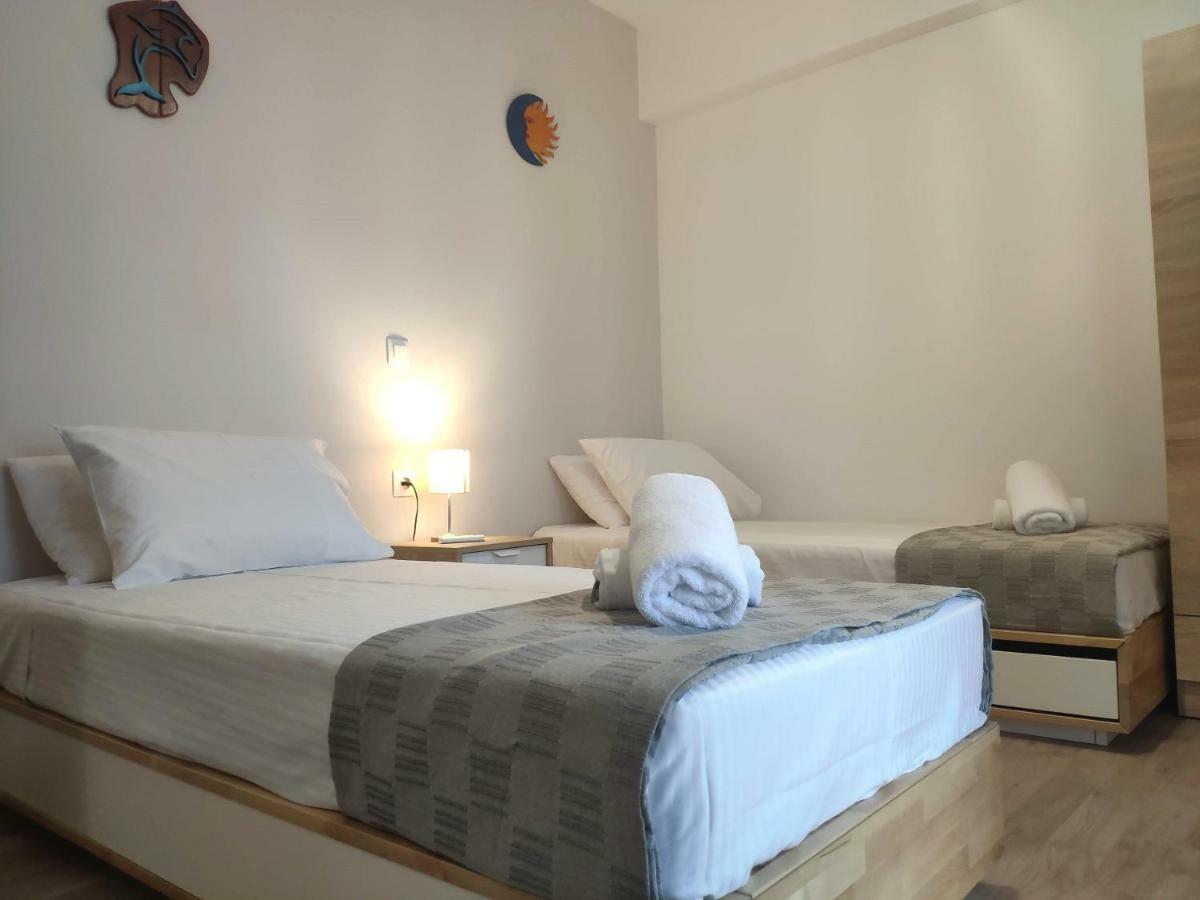 Neva Apartments By The Beach Makriyialos Bagian luar foto